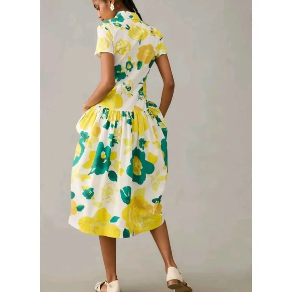 NWT Anthropologie Plenty By Tracy Reese Flounce Cottagecore Feminine Garden Girl - Picture 3 of 14